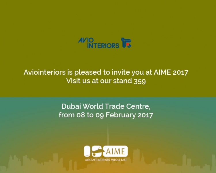 Visit us in Dubai next February, stand 359