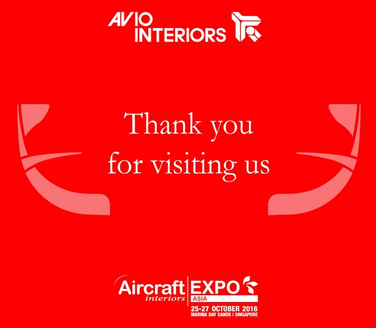 Thank you for visiting us at Aircraft Interiors Asia in Singapore
