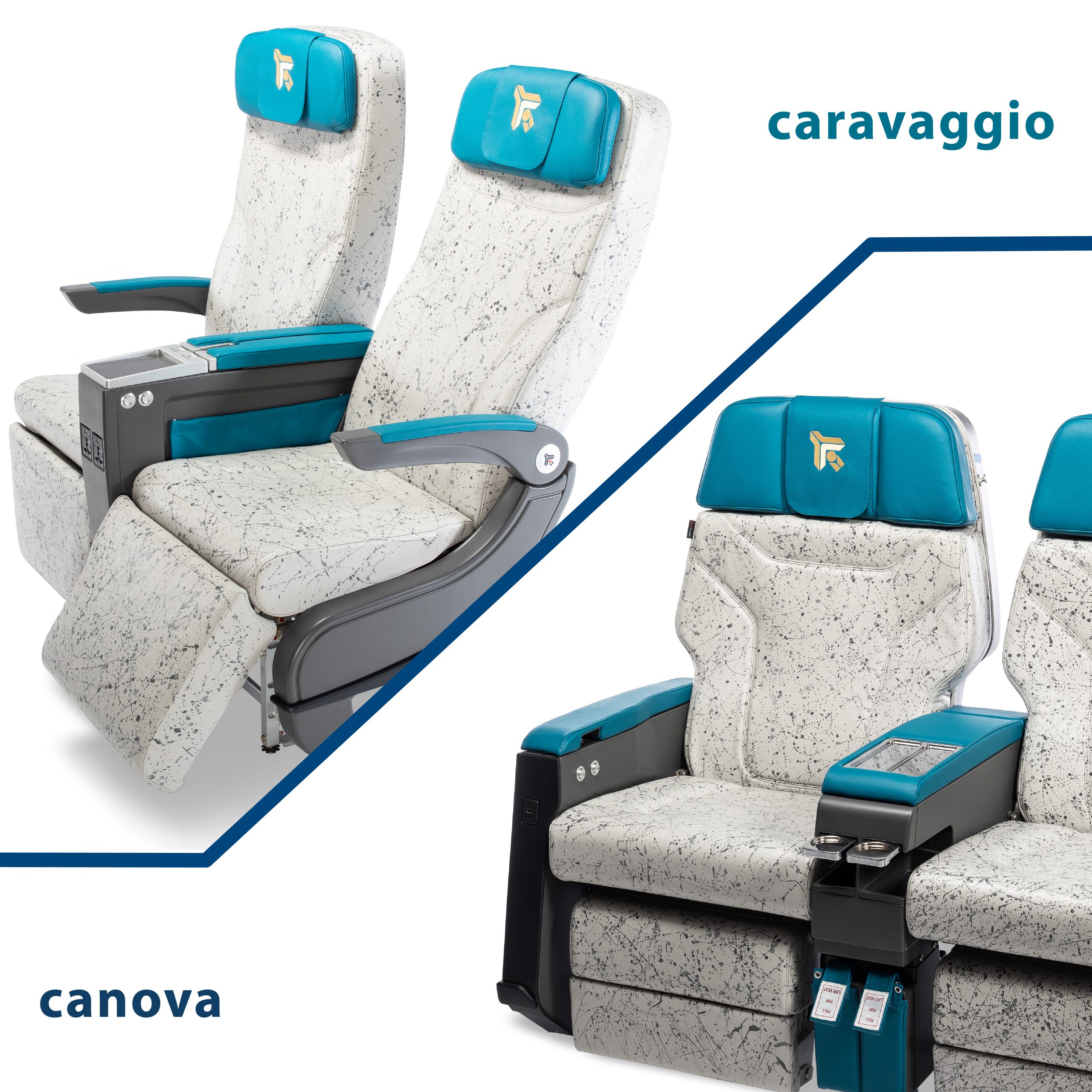 Hamburg AIX Expo 2019: Canova and Caravaggio seat